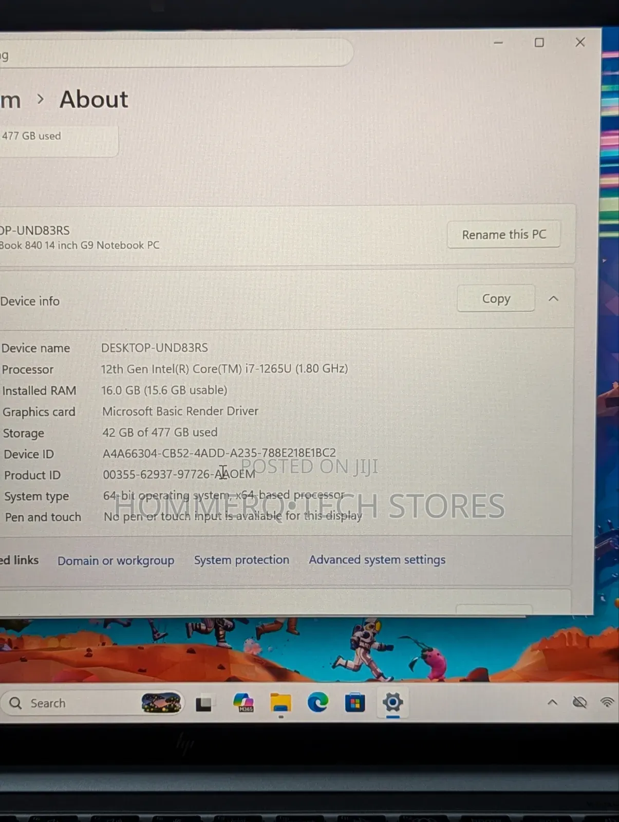 Laptop HP EliteBook 840 G9 16GB Intel Core i7 SSD 512GB