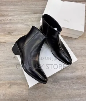 New Healed Leather Lined Ankle Boot —2 Colours