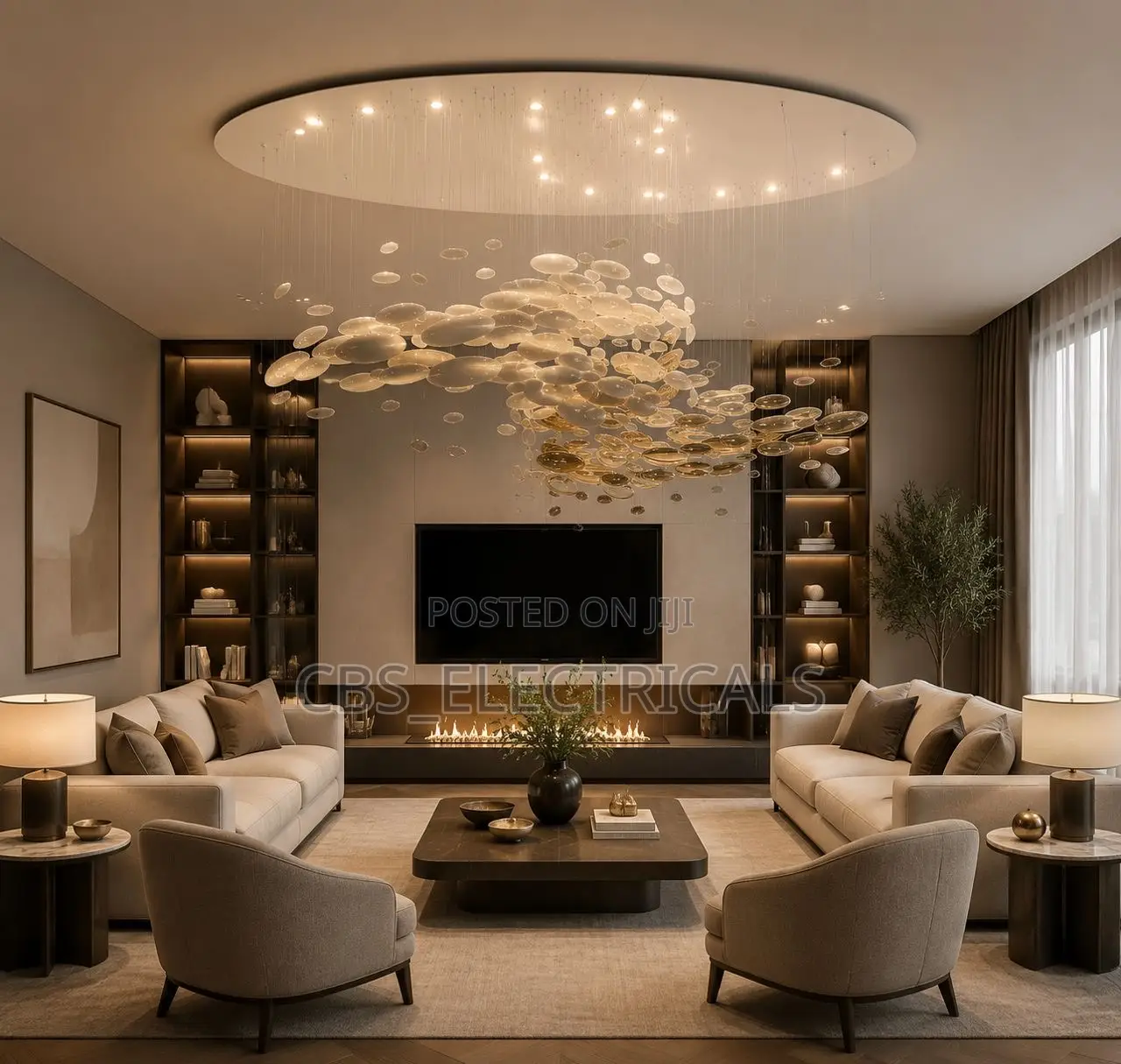 Luxurious Floating Cloud Chandelier