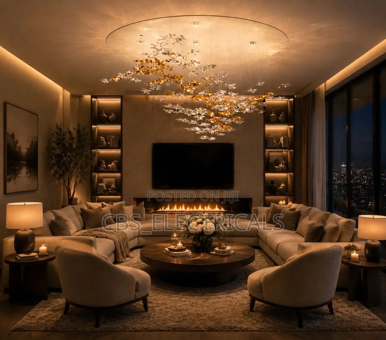 Luxurious Floating Cloud Chandelier