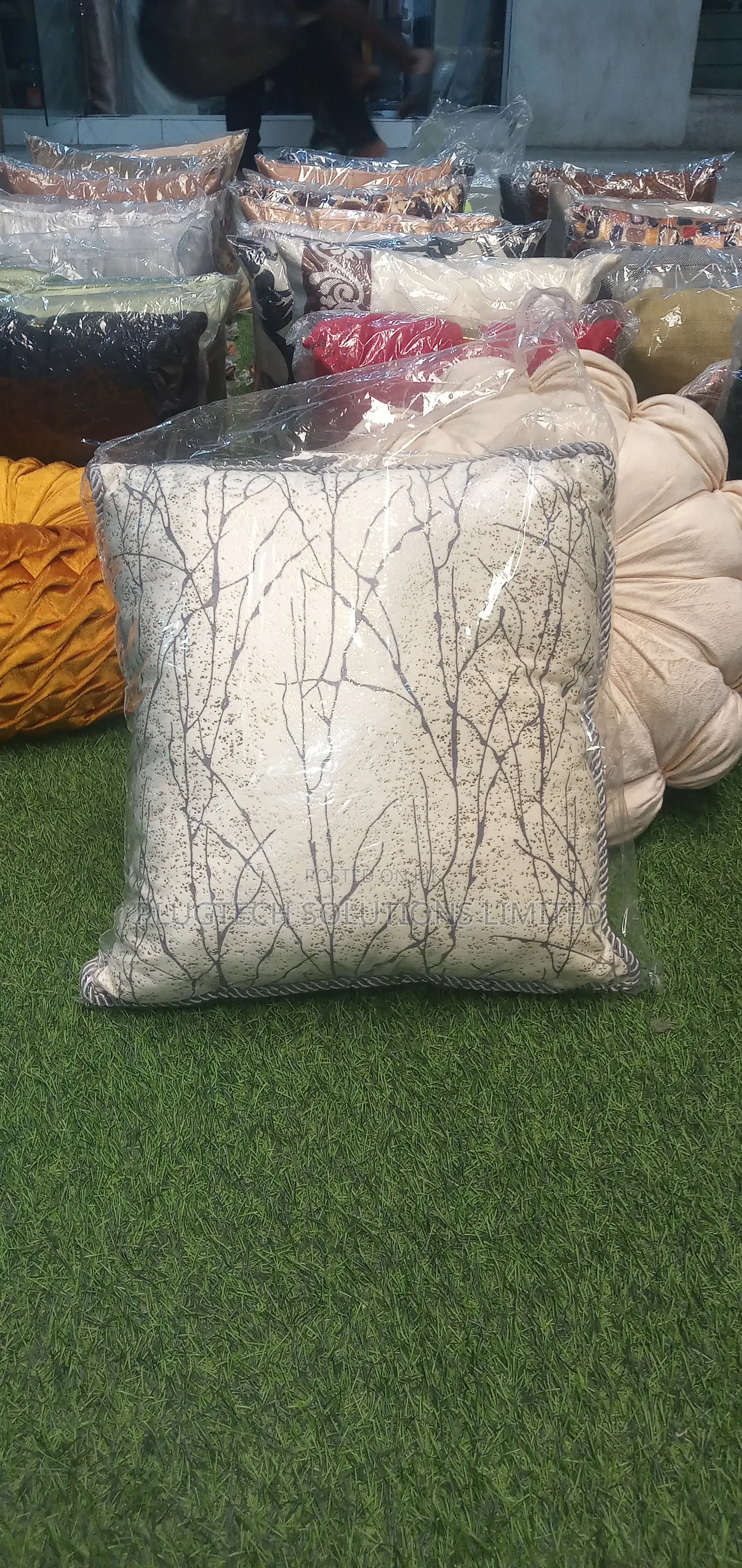 Pillow Protector and Throw Pillows
