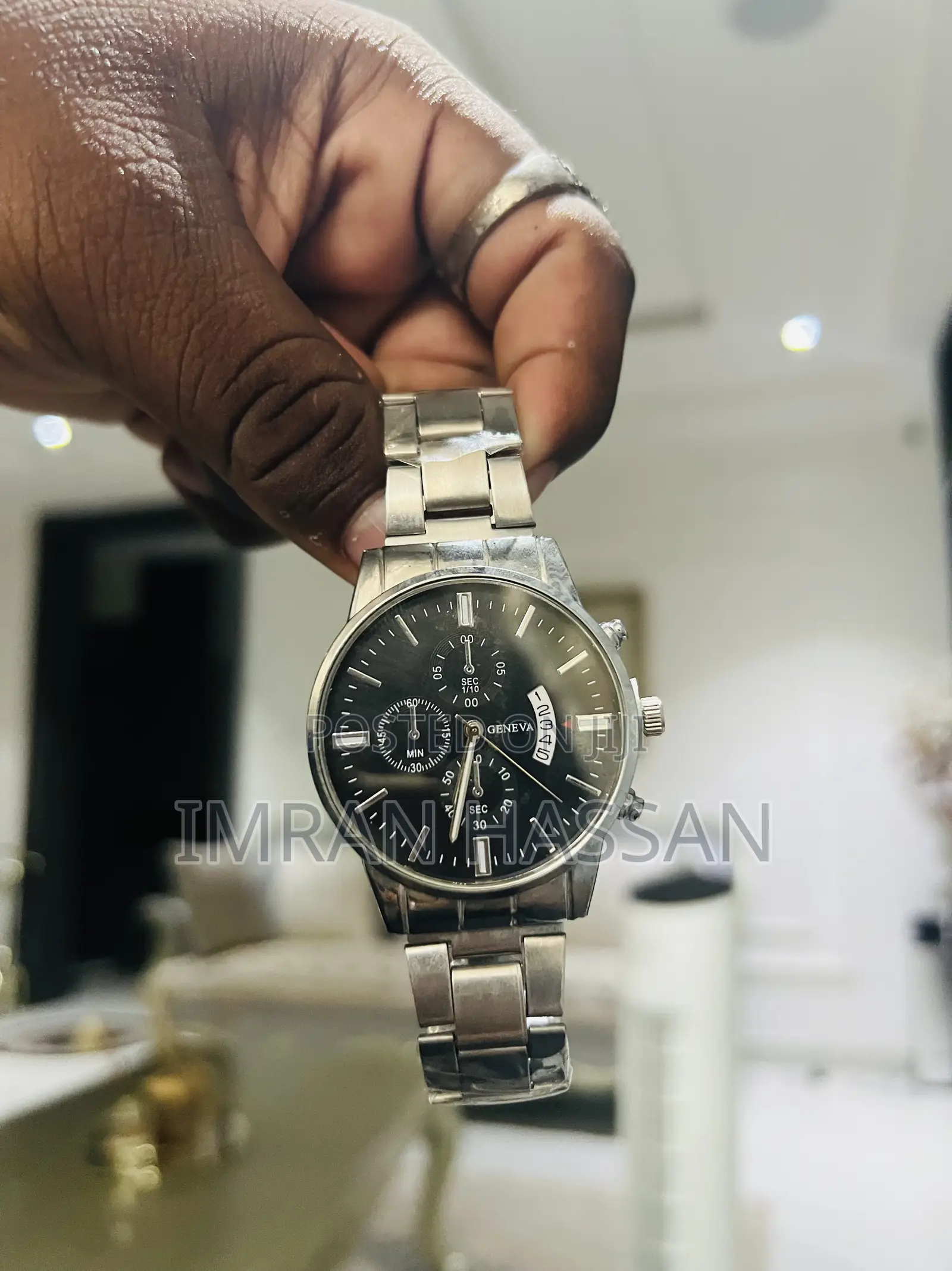 Geneva Silver Watch