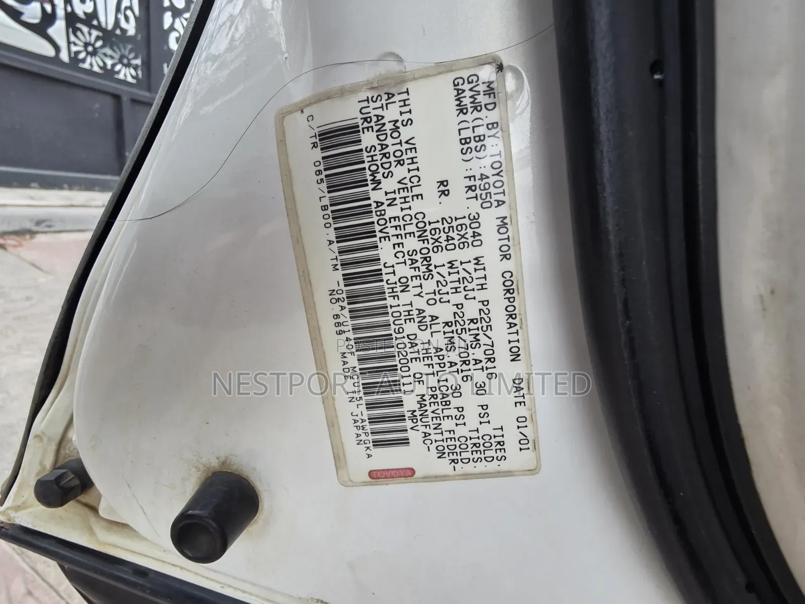 Lexus RX 2001 White