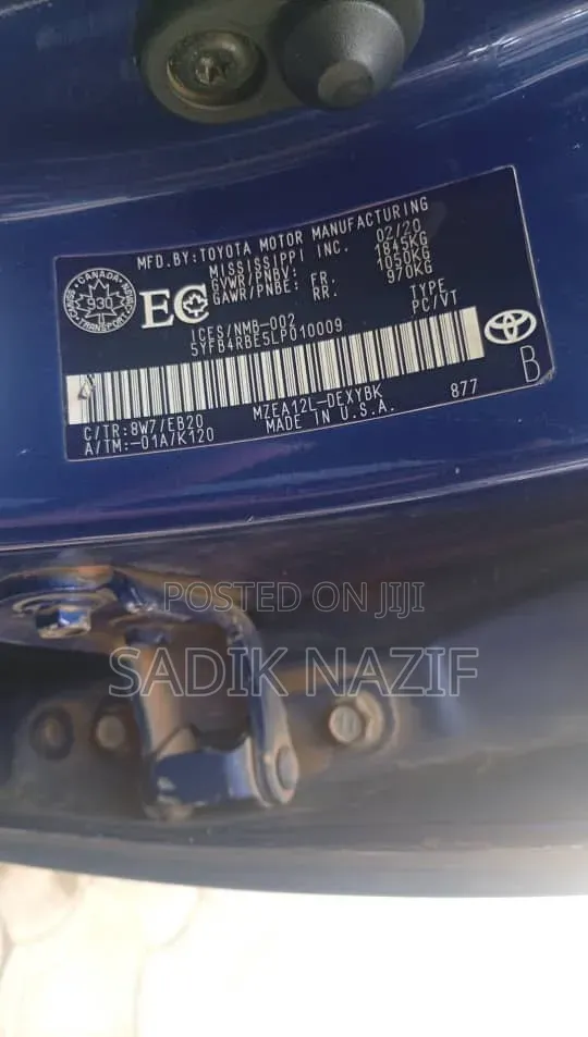 Toyota Corolla XSE 2020 Blue