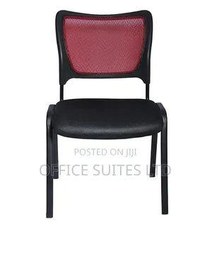 Wine Colour Back Visitors Chair