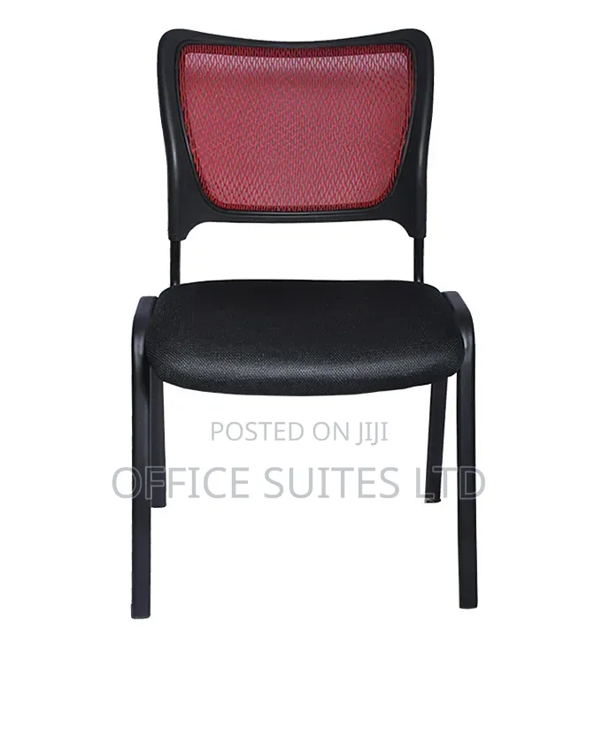 Wine Colour Back Visitors Chair
