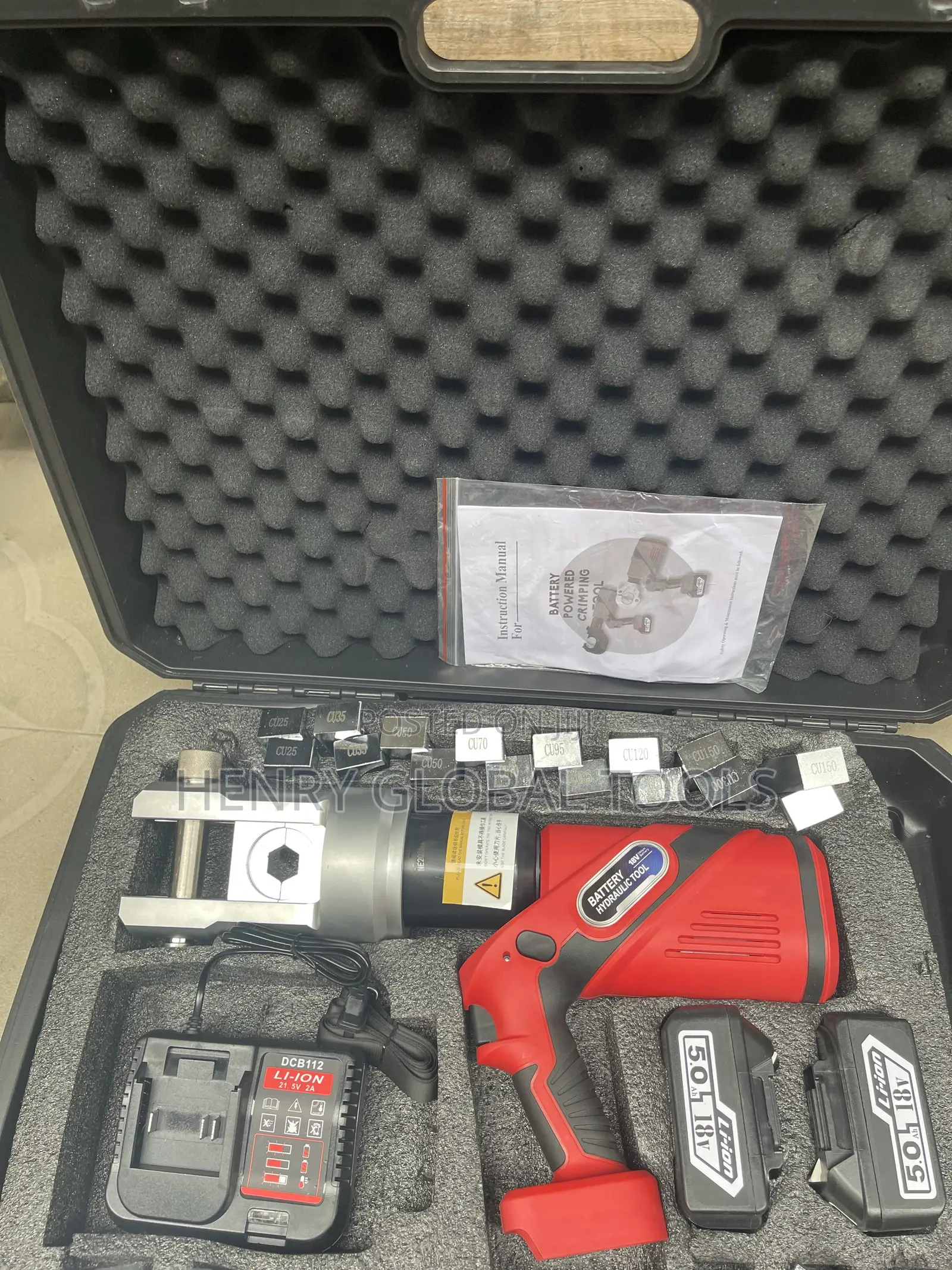 25mm-630mm Battery Hydraulic Cable Lock