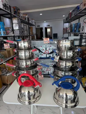 6 Set Stainless Steel Pot