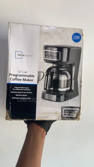Mainstays 12-Cup Programmable Coffee Maker - Brand New in Box