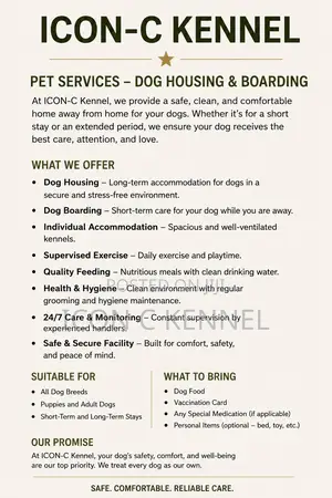 Dog Grooming Boarding