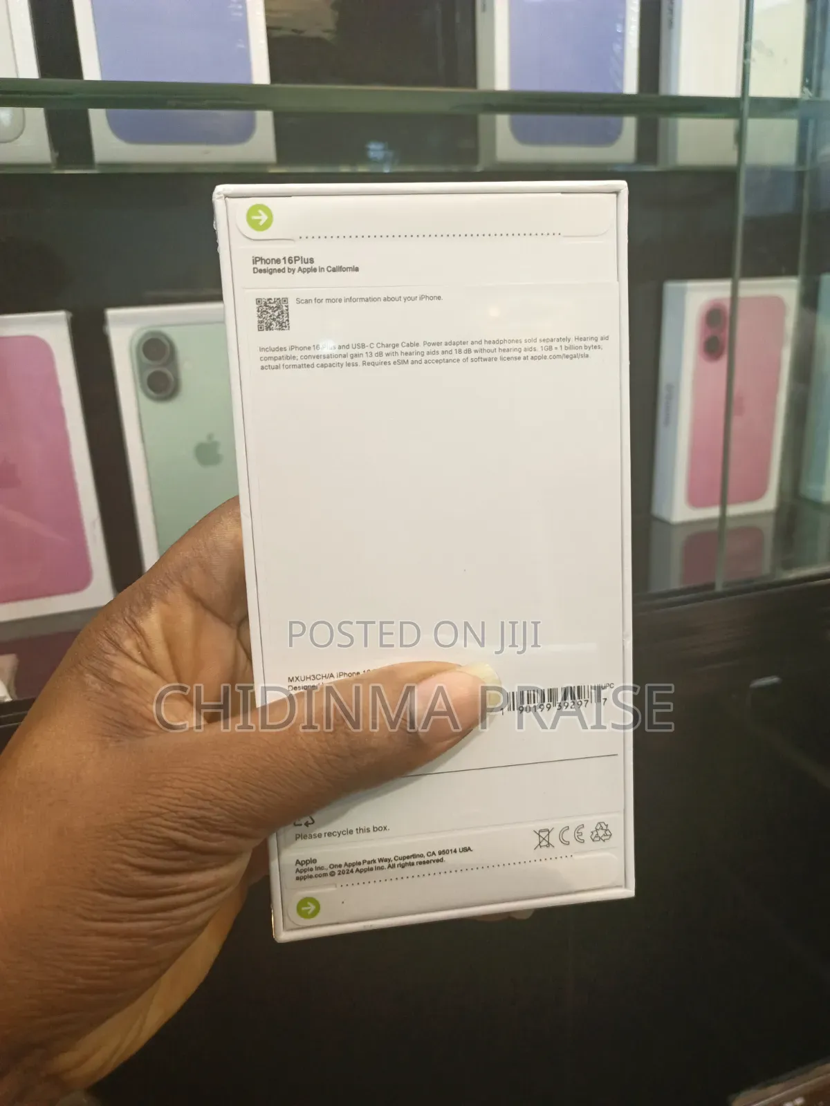 New Apple iPhone 16 Plus 128 GB Pink