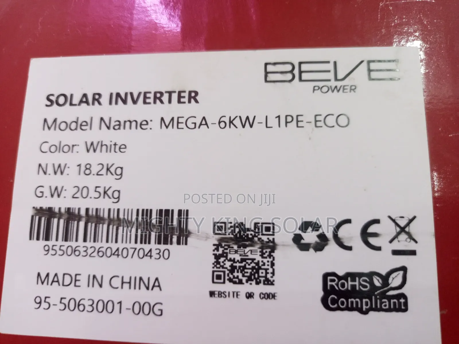 6kva Beve Solar Hybrid Inverter Parallel