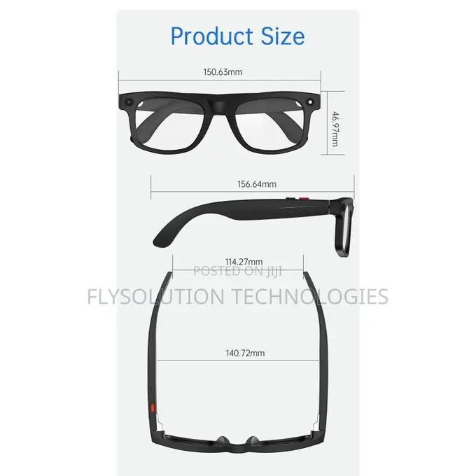 S2 Smart Ai Glasses With Video Camera Recording