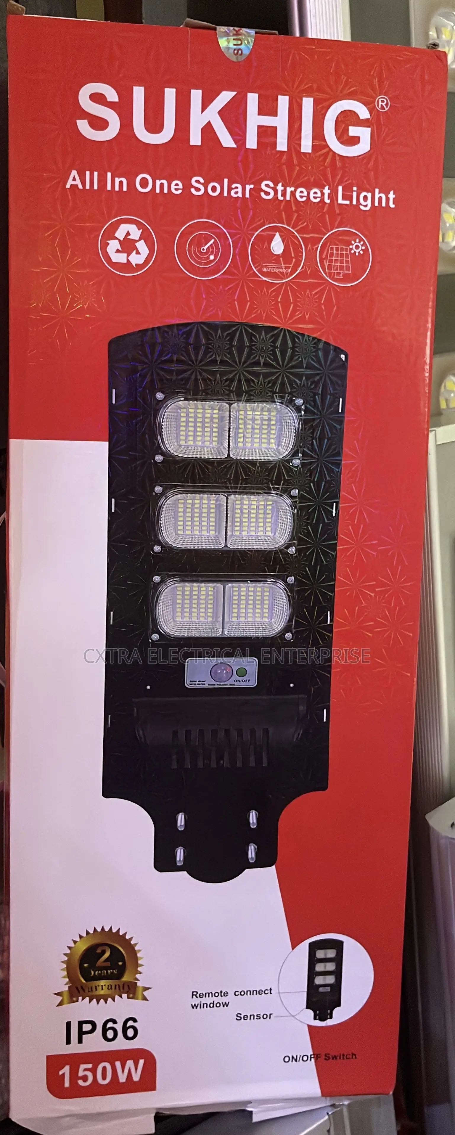 150w All in One Solar Street Light Sukhig