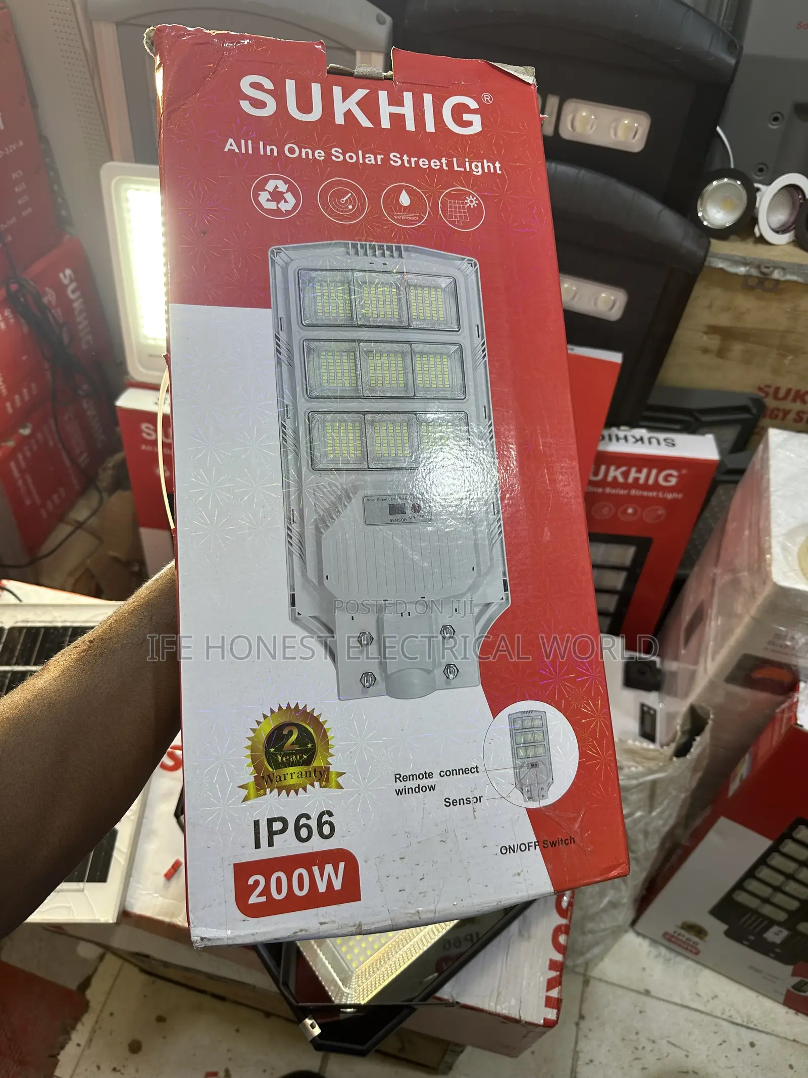 200w Red Light Solar