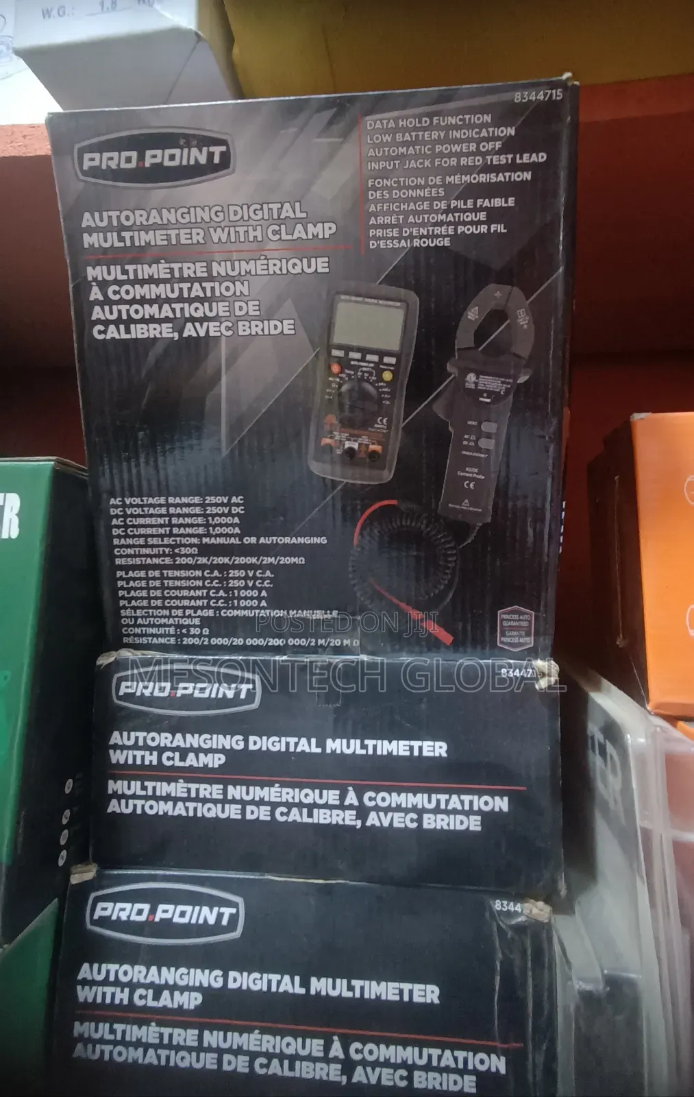 Auto Ranging Digital Multimeter With Clamp