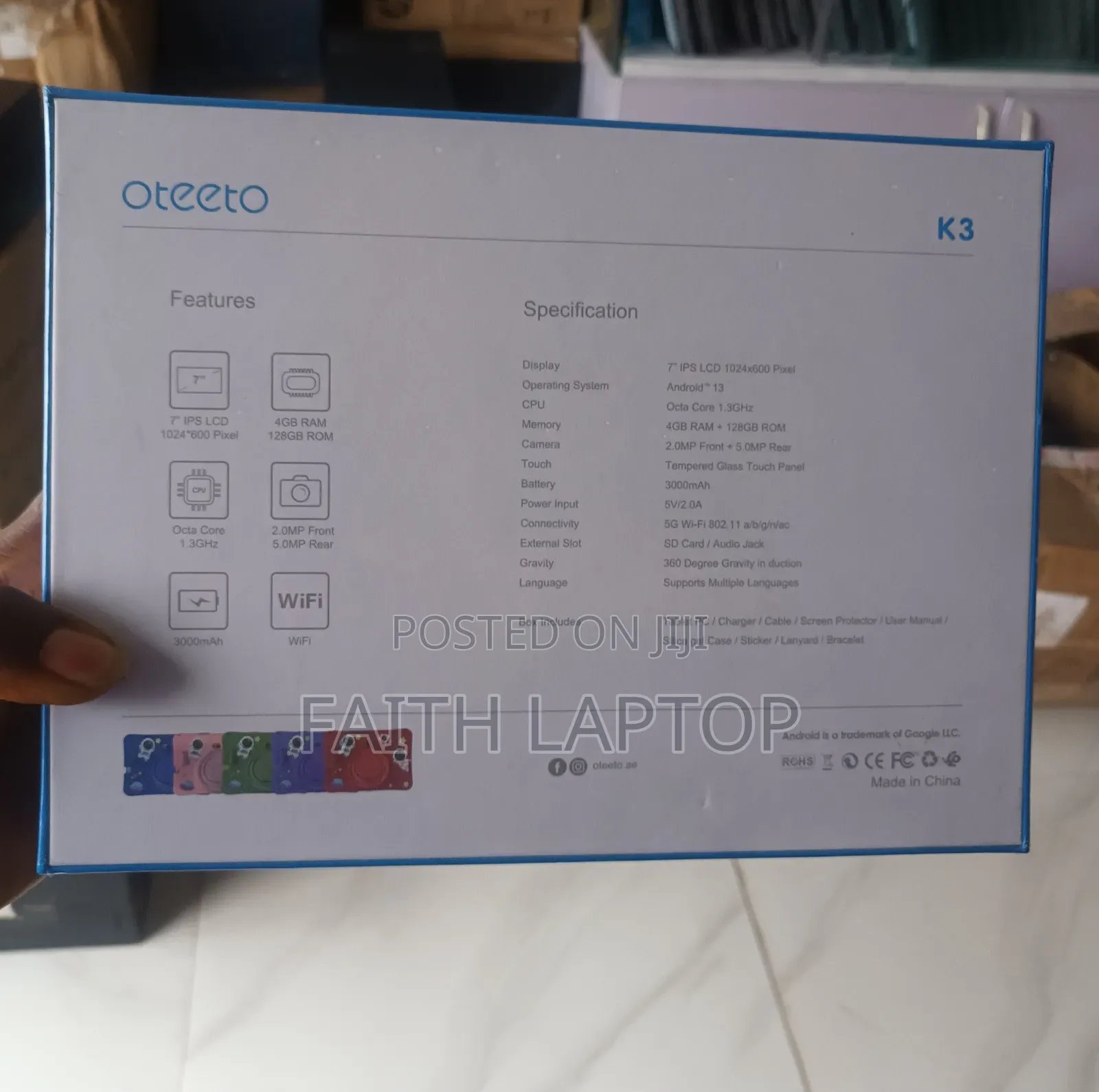 New Oteeto K3 128 GB Blue