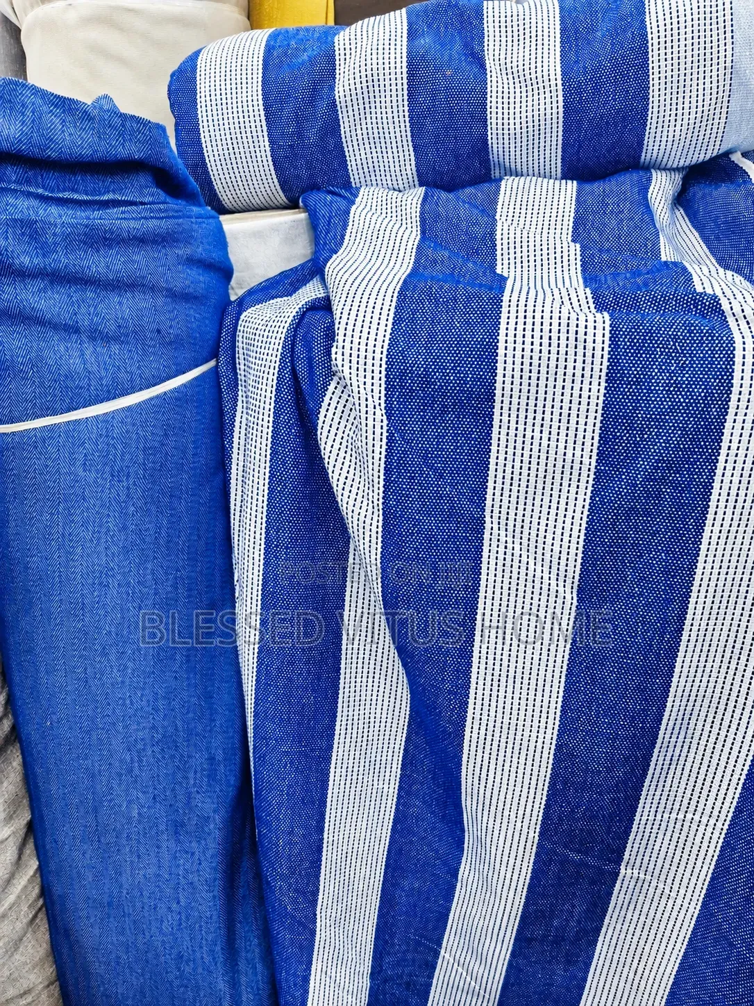 Premium Textured Striped Curtain Fabric