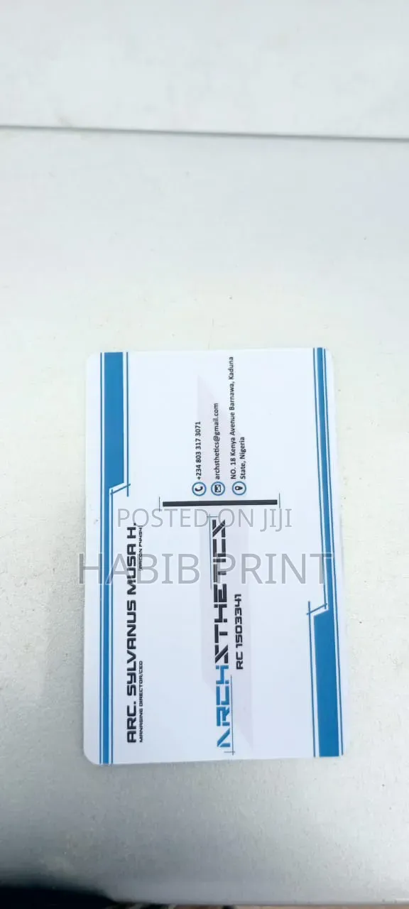 Emboss Business Card