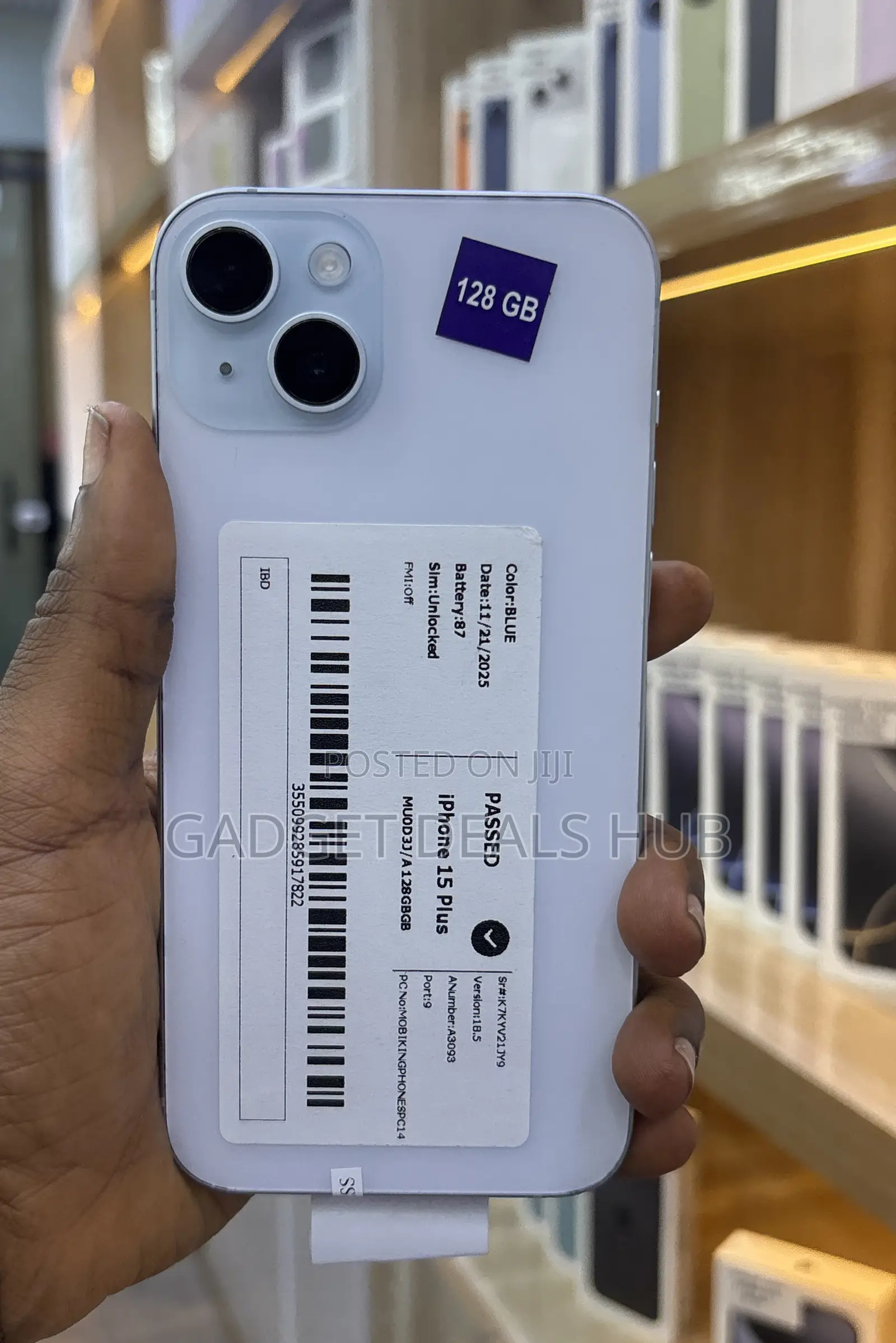 Apple iPhone 15 Plus 128 GB Blue