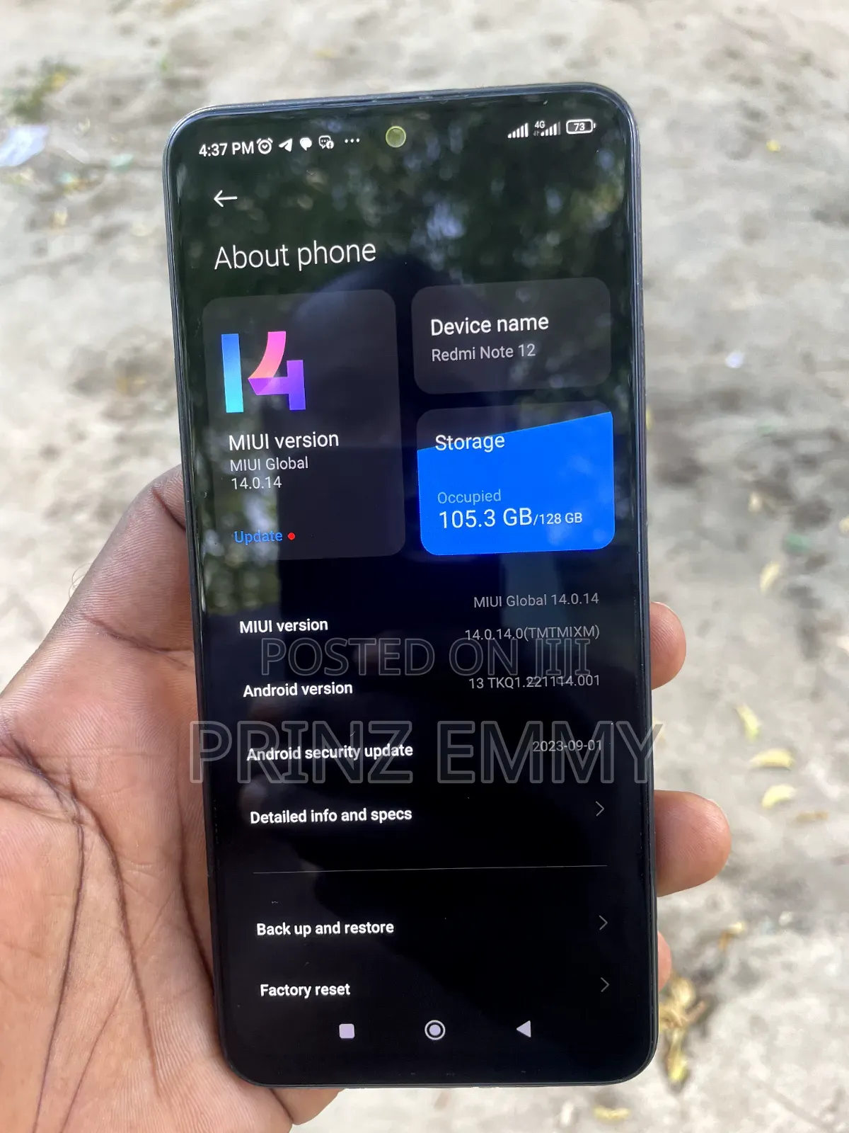 Xiaomi Redmi Note 12 Pro 256 GB Black