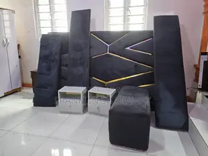 Elegant Upholstered Bed Frame With Matching Headboard