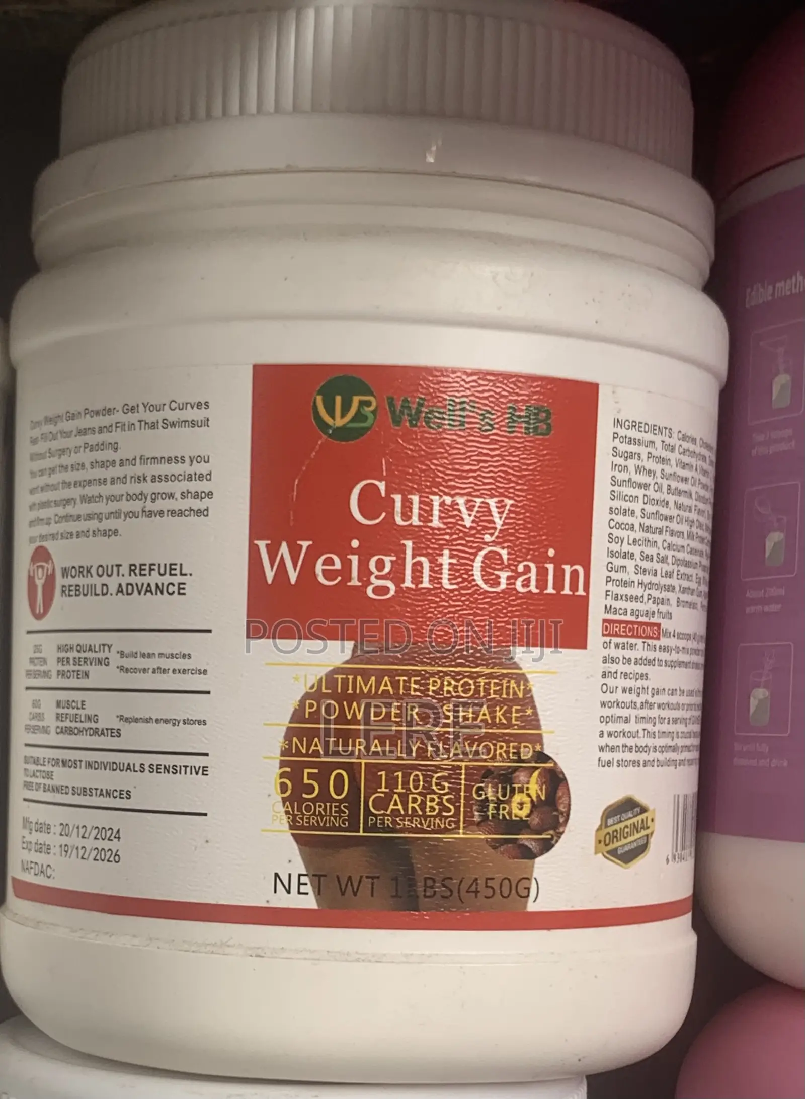Maca Weight Gain/Curvy Powder