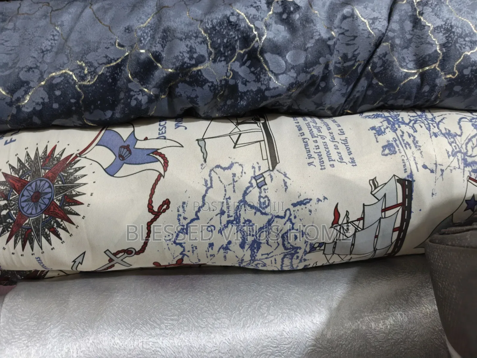 Semi Blackout Pirates Design Curtain