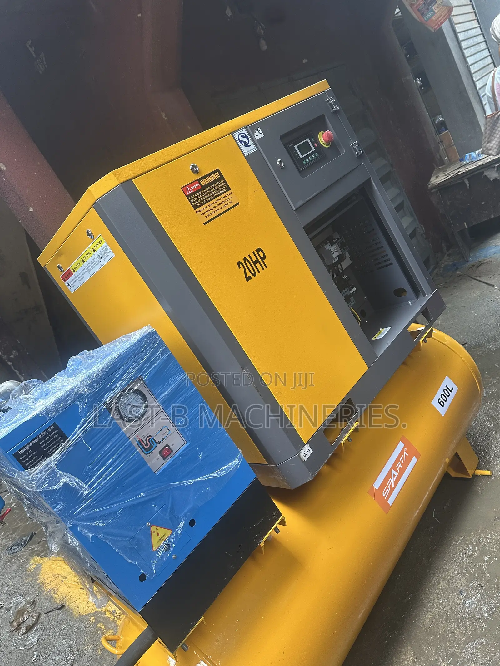 All in One Sparta Screw Compressor Machine