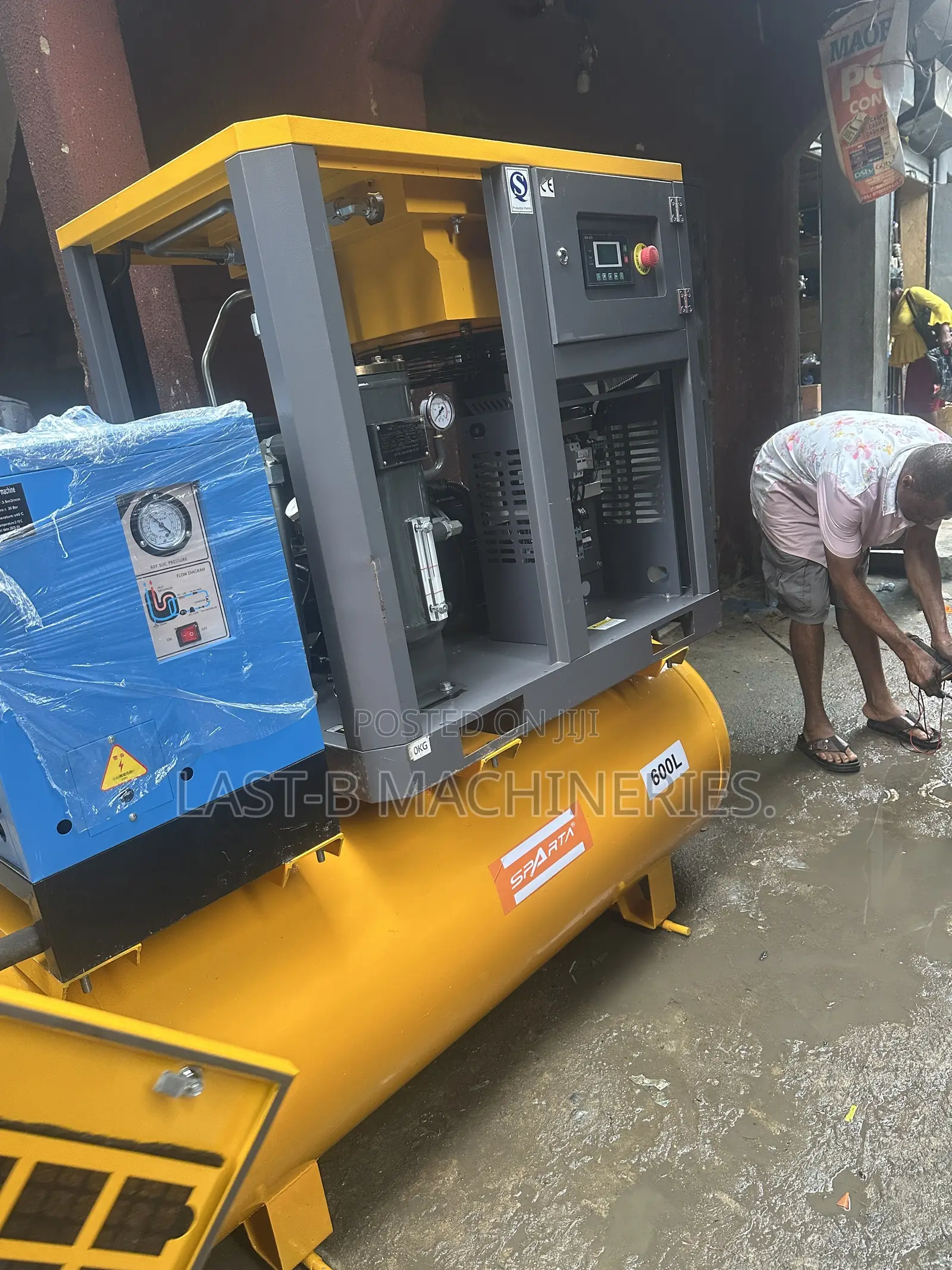 All in One Sparta Screw Compressor Machine