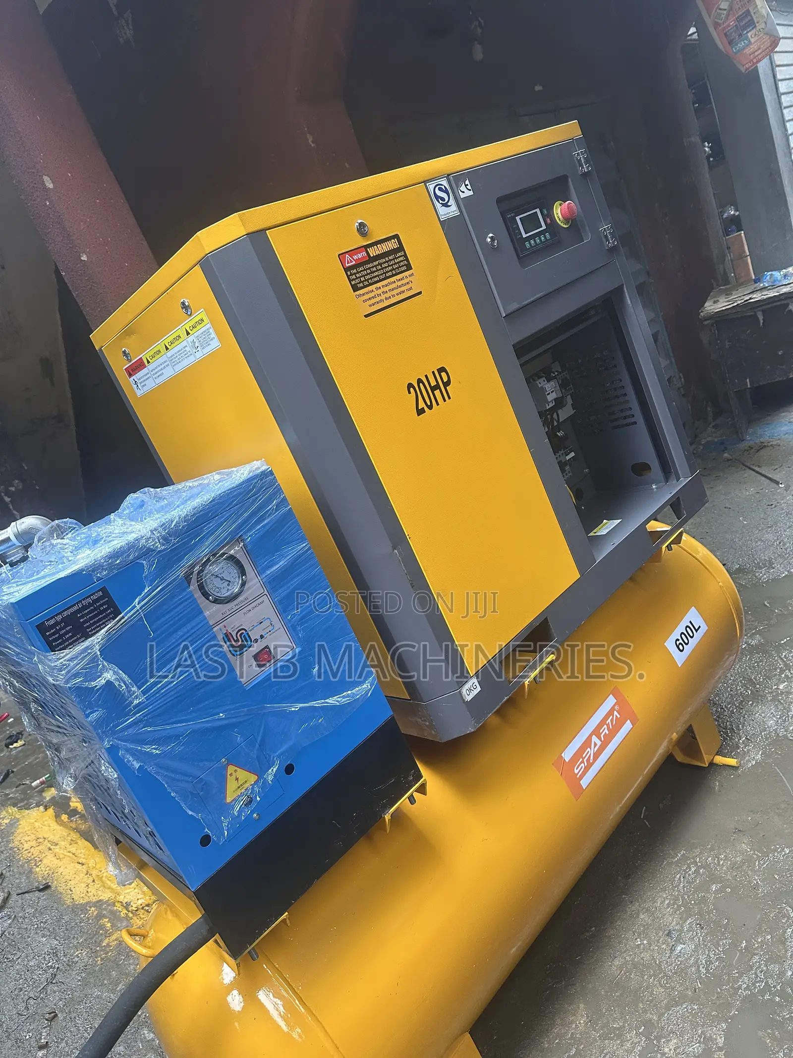 All in One Sparta Screw Compressor Machine