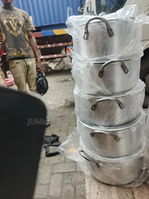 Aluminium Cooking Pot Set - 5 Pieces