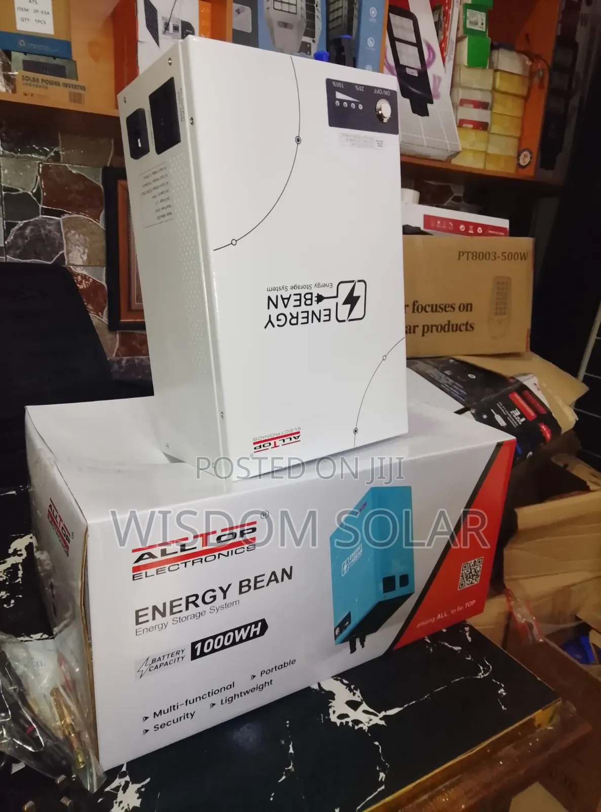 Energy Bean 1000w Solar Generator 500w