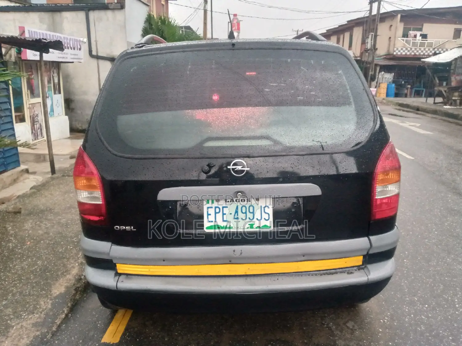 Opel Zafira 2001 Black
