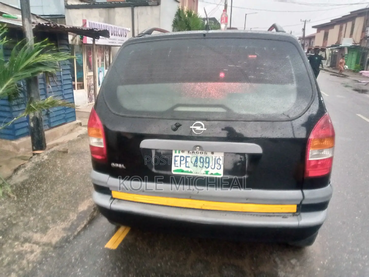 Opel Zafira 2001 Black