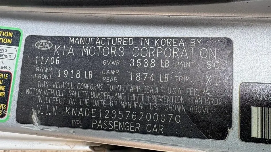 Kia Rio 2007 Silver