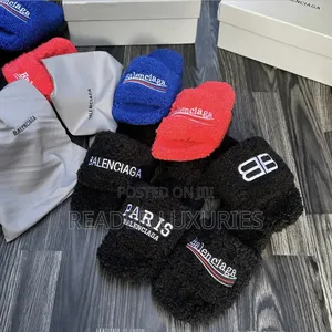 Balenciaga Furry Slips
