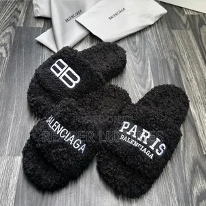 Balenciaga Furry Slips