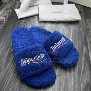 Balenciaga Furry Slips