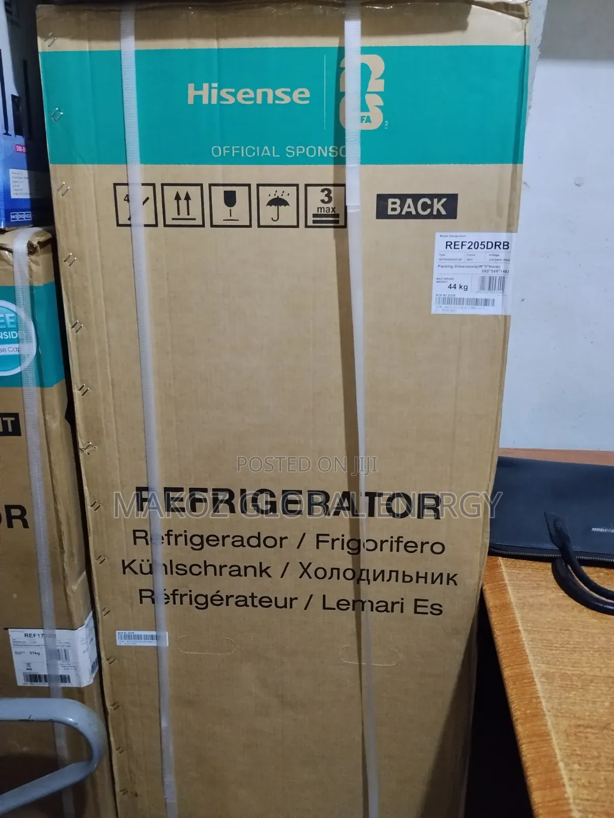 Brand New Hisense Ref205drb Double Door Refrigerator