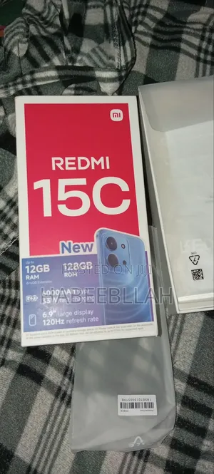New Xiaomi Redmi 15C 4G 128 GB Black