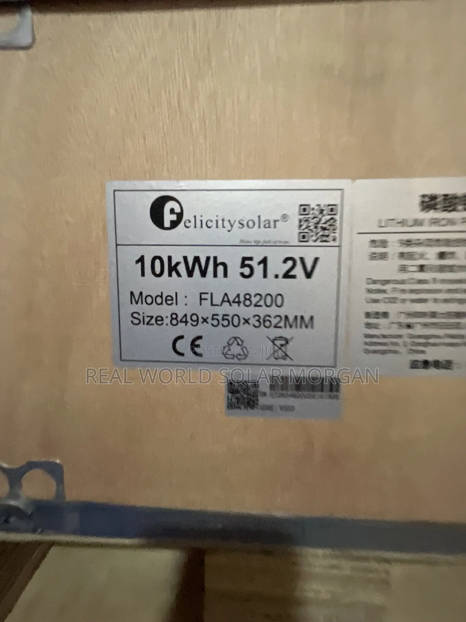 10kwh Felicity Lithium Battery