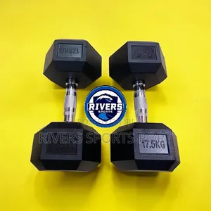 17.5kg Hexagon Dumbbell Hex [A Pair] 35kg Total