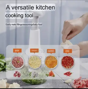 Manual Press Food Processor