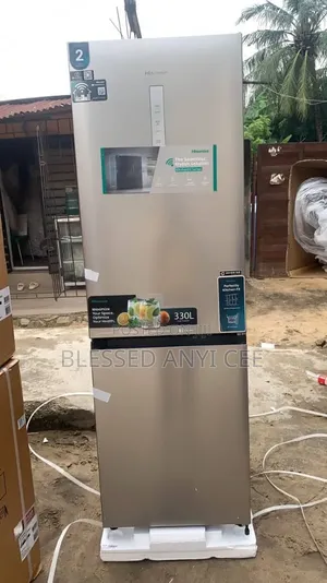 New Hisense 310l Bottom Freezer (Ref-370wr) Double Door Refrigerator