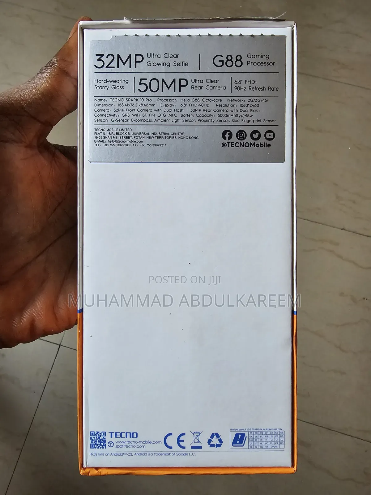 Tecno Spark 10 Pro 256 GB White