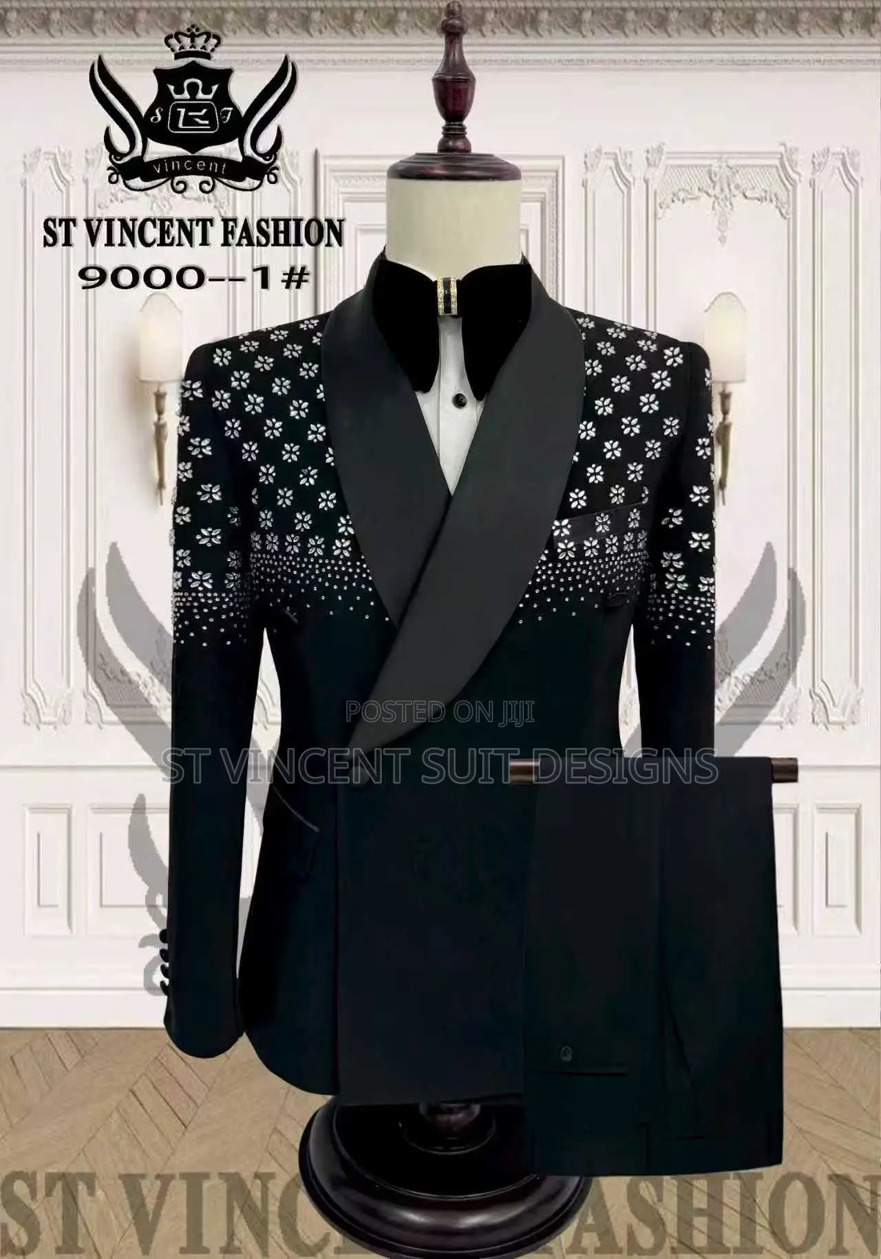Black Ceremonial Suit