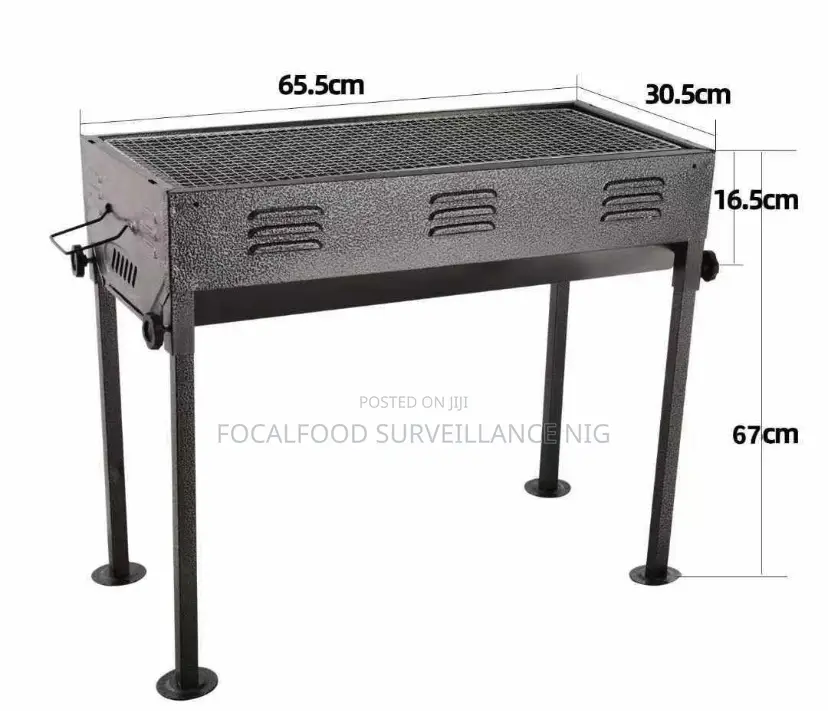 65.5cm Standing Barbecue Set