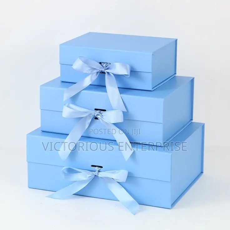 Gift Boxes in Different Sizes | Luxury Gift Boxes With Ribbon