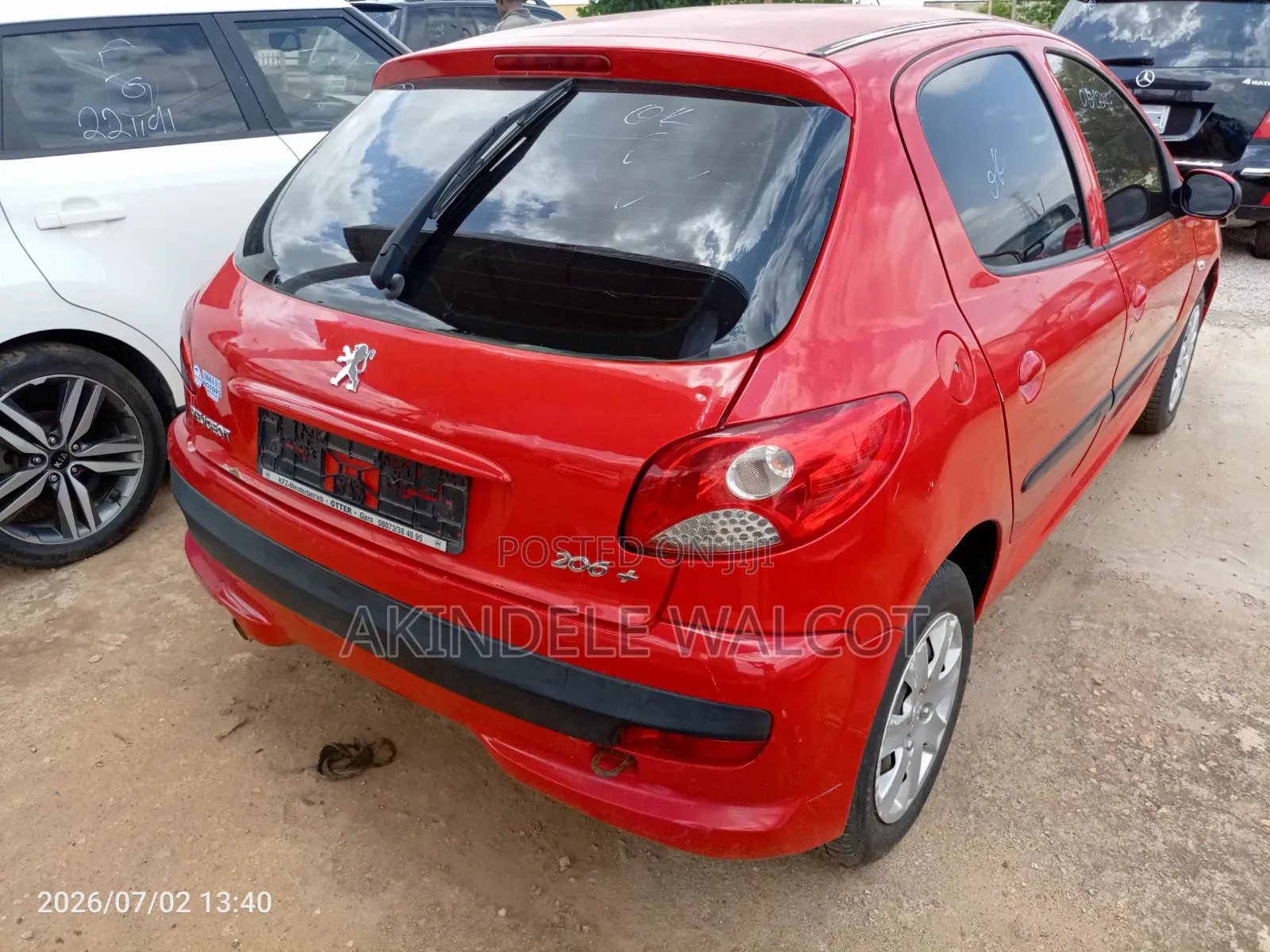 Peugeot 206 2008 Red